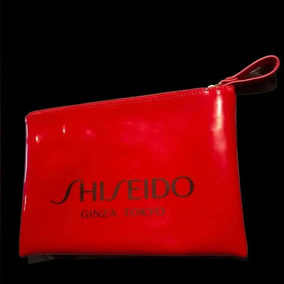 Shiseido Ginza Tokyo Red make-up bag - Picture 1 of 11